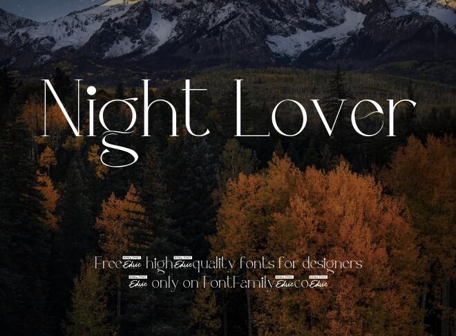 Night Lover Font