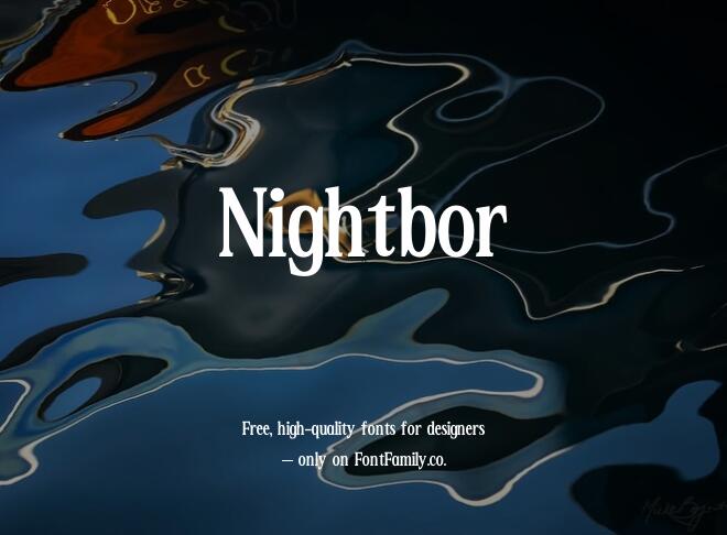 Nightbor Font