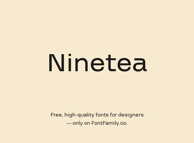 Ninetea Font