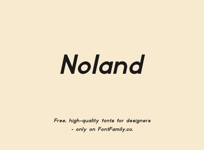 Noland Font