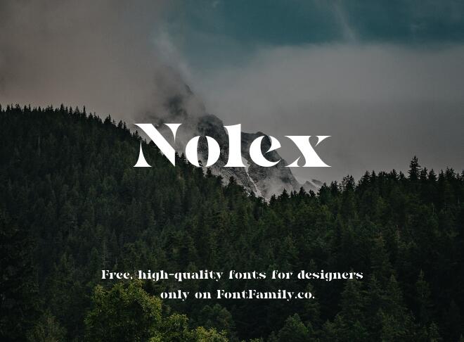Nolex Font