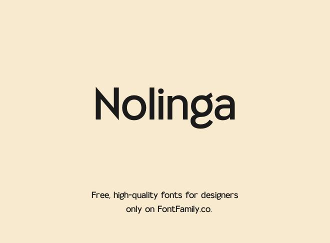 Nolinga Font