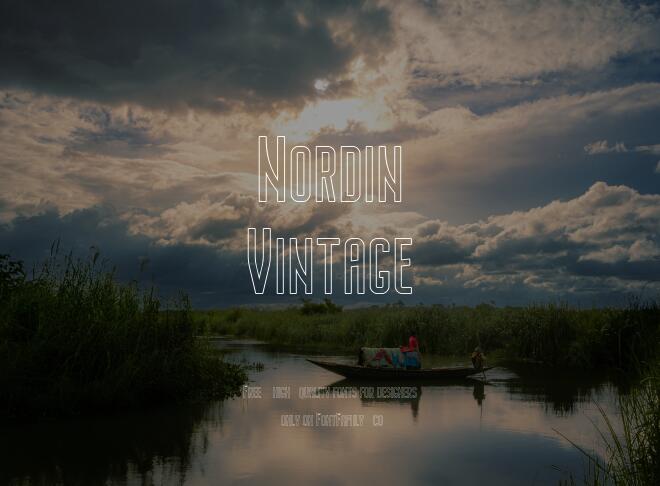 Nordin Vintage Font