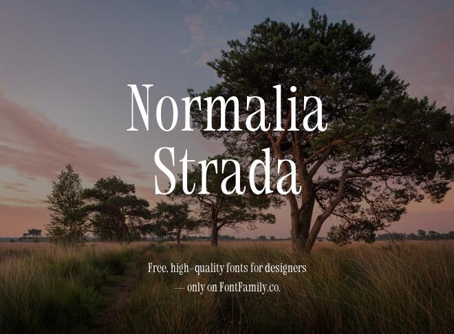 Normalia Strada Font