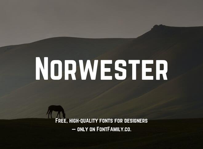 Norwester Font