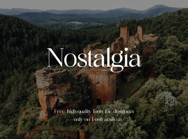 Nostalgia Font