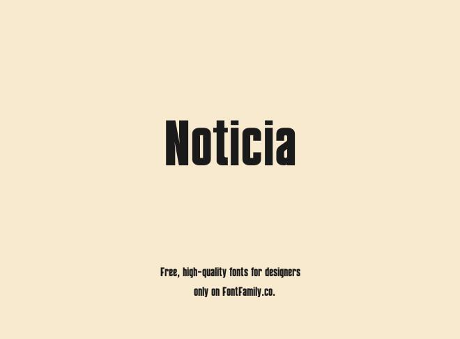 Noticia Font