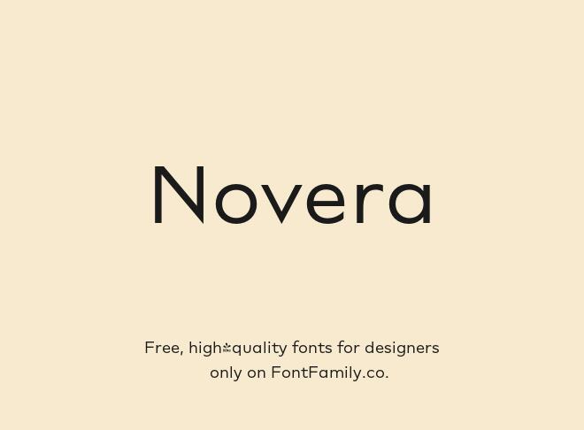 Novera Font