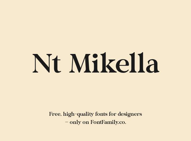 Nt Mikella Font