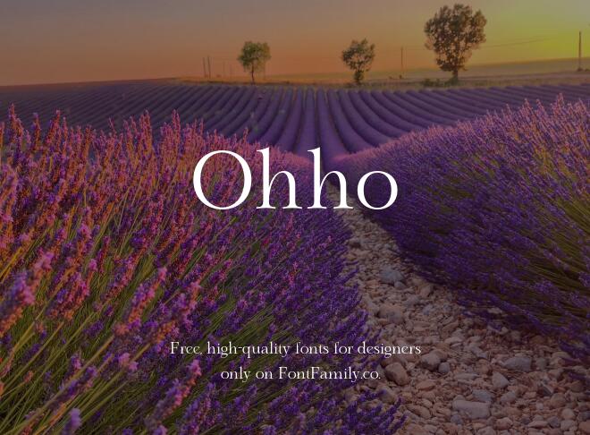 Ohho Font
