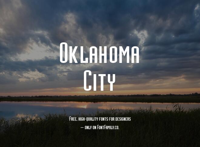 Oklahoma City Font
