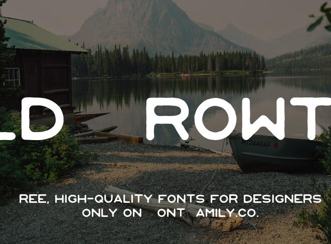 Old Growth Font