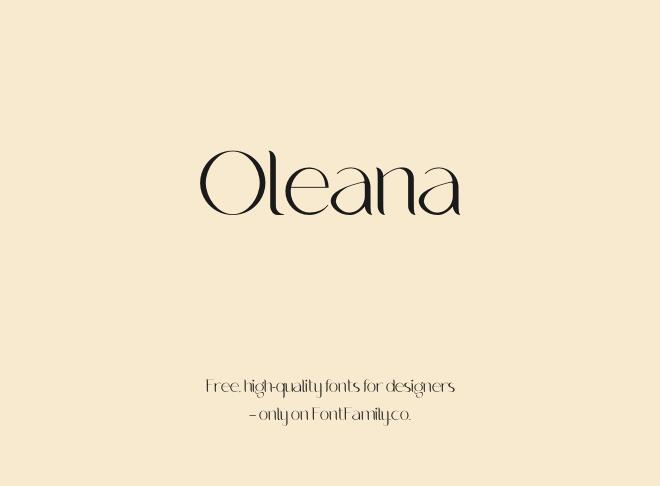 Oleana Font
