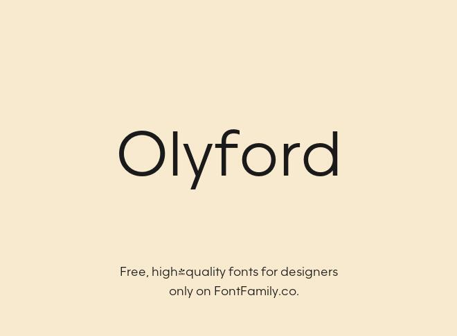 Olyford Font
