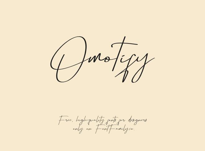 Omotify Font