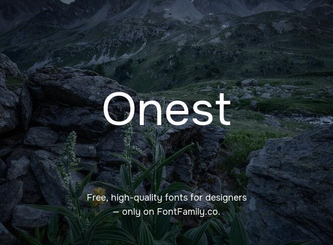 Onest Font