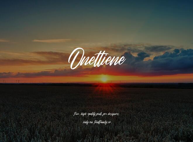 Onettiene Font