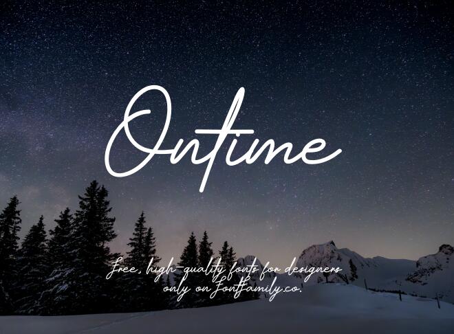 Ontime Font