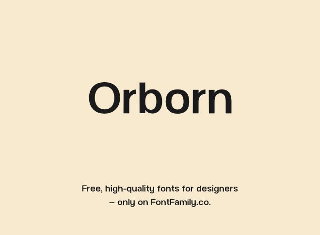 Orborn Font