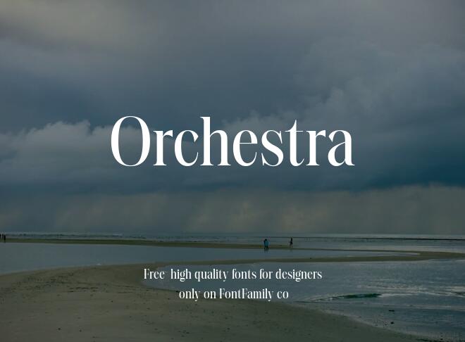 Orchestra Font