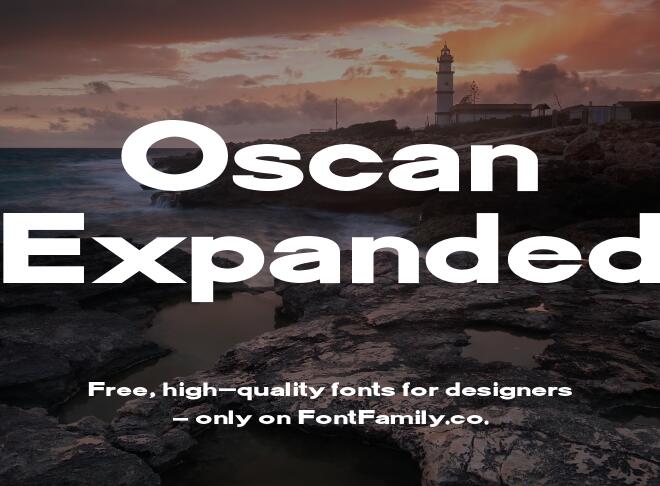 Oscan Expanded Font