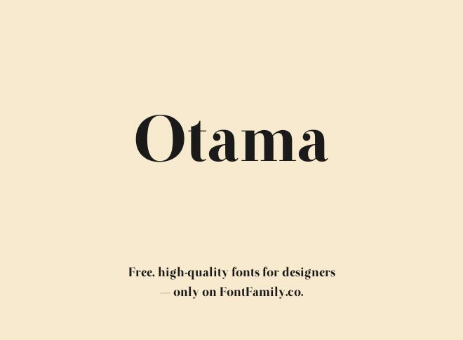 Otama Font