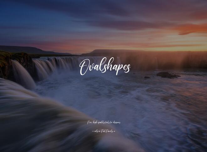 Ovalshapes Font