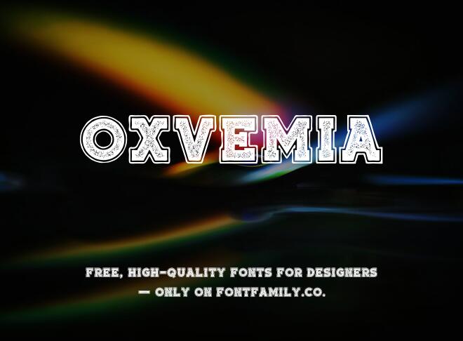 Oxvemia Font