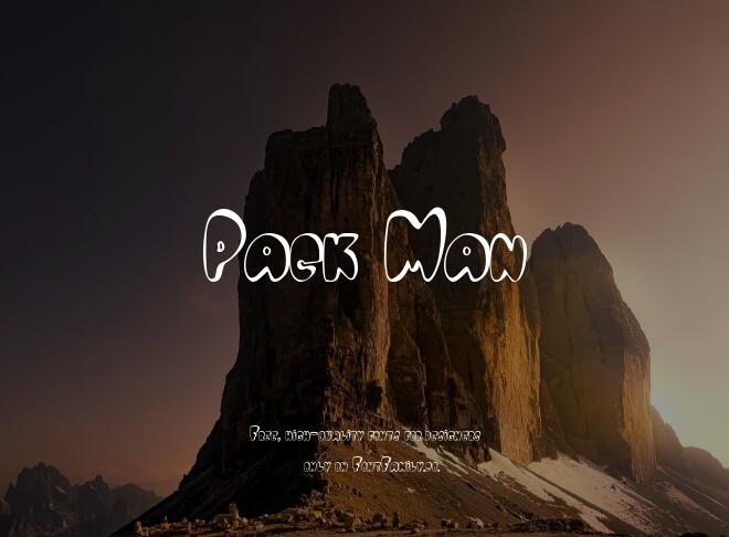 Pack Man Font