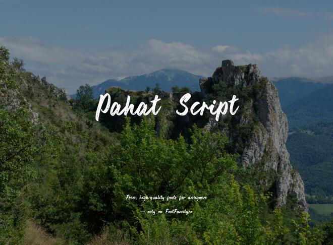 Pahat Script Font