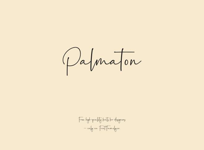 Palmaton Font