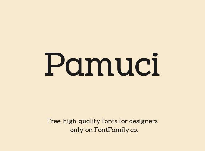 Pamuci Font