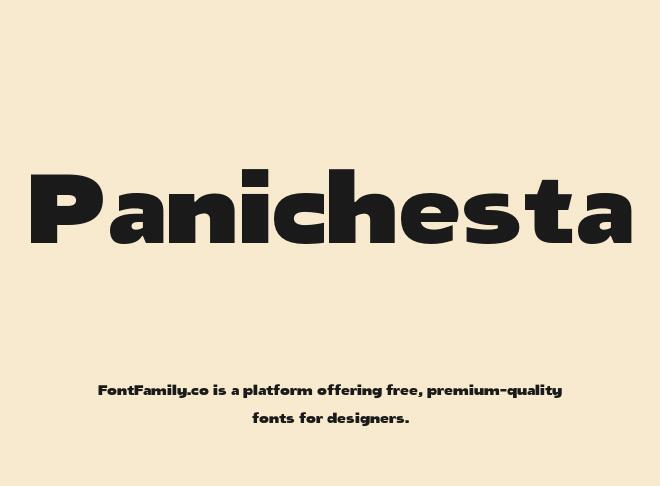 Panichesta Font
