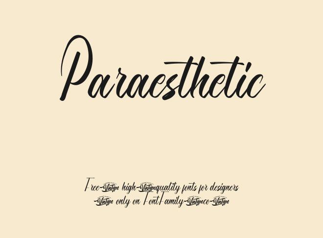 Paraesthetic Font