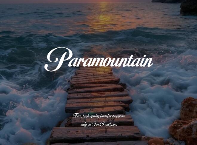 Paramountain Font