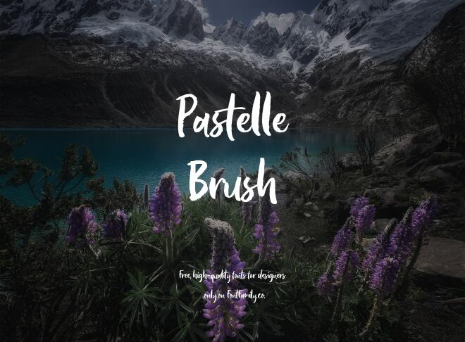 Pastelle Brush Font