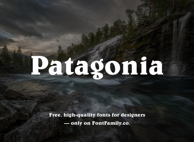 Patagonia Font