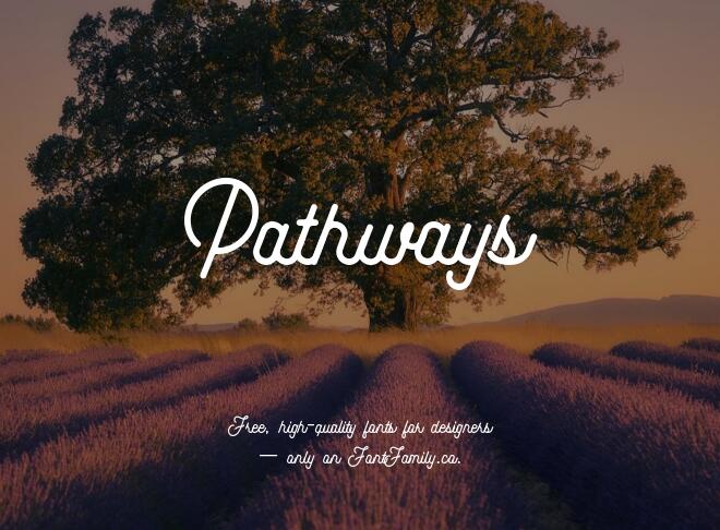 Pathways Font