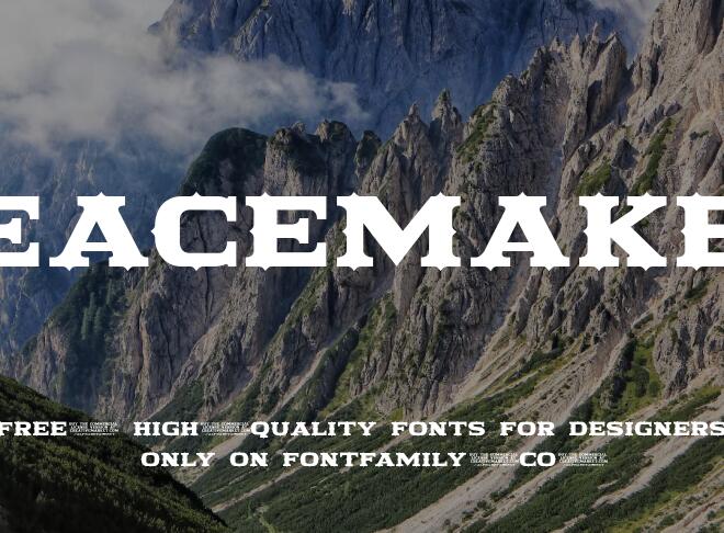 Peacemaker Font