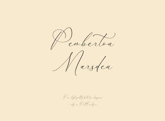 Pemberton Marsden Font