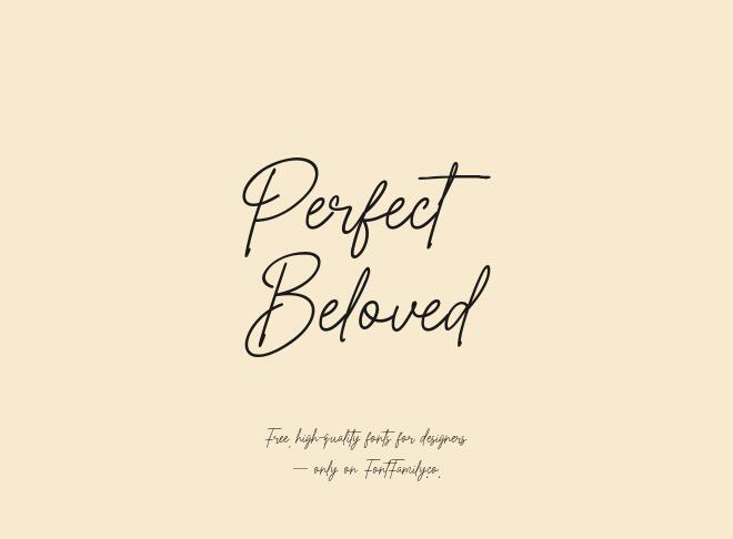 Perfect Beloved Font