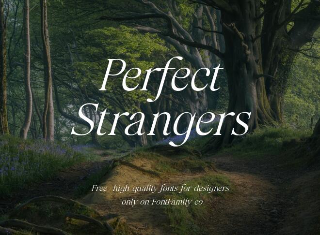 Perfect Strangers Font