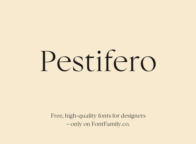 Pestifero Font