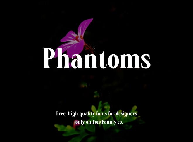 Phantoms Font