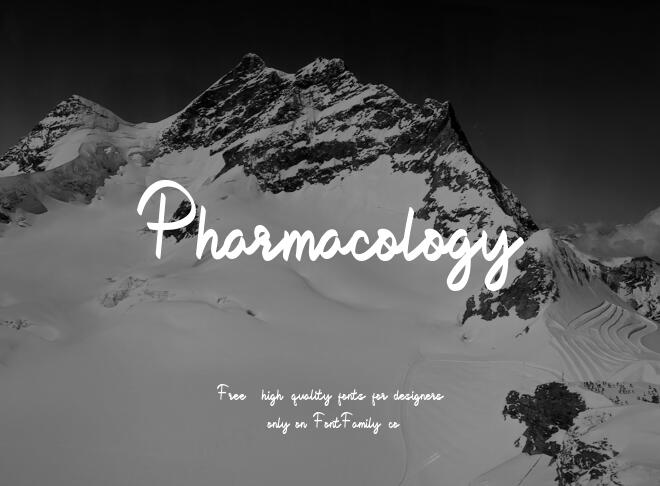 Pharmacology Font