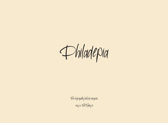 Philadepia Font
