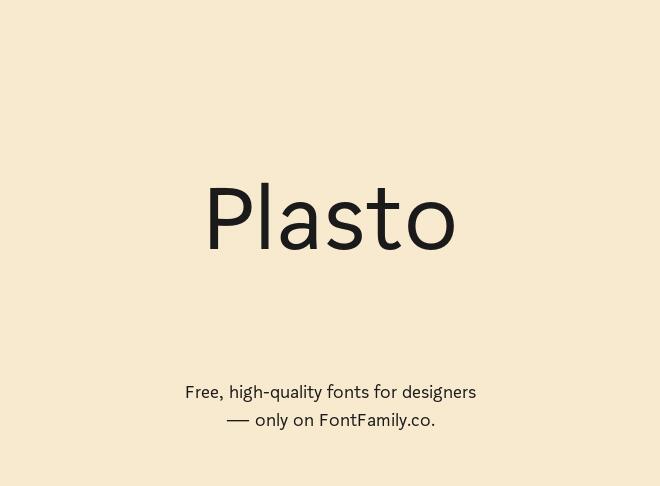 Plasto Font
