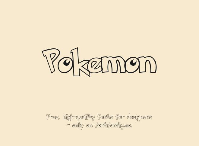 Pokemon Font