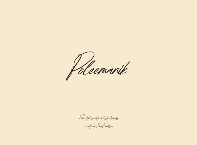 Poleemanik Font