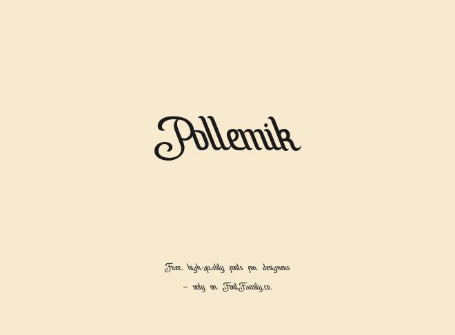 Pollemik Font